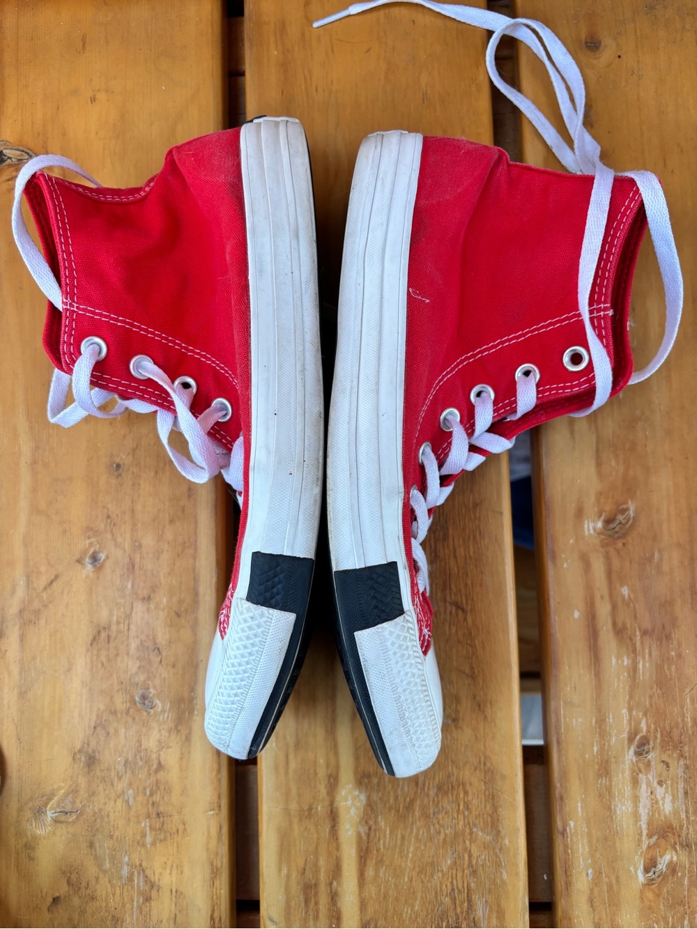 Converse Chuck Taylor All Star High Top "Logo Play" - University Red. Men 9/W 11 - Picture 4 of 7